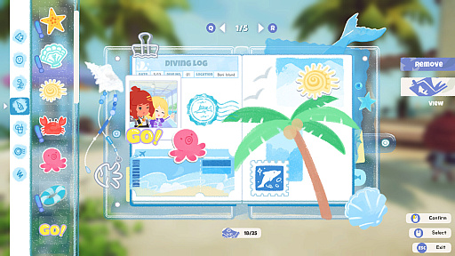 画像ギャラリー No.003のサムネイル画像 / 美しい海中で写真を撮ったり，かわいい日記を付けたりして楽しめる癒し系ダイビングゲーム「Splash Divers」，プレイテストを実施中