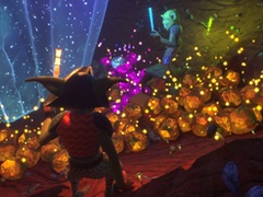 ゴブリン鉱夫となってトロッコを乗り回し，巨大クリスタルへの道を掘り進む。「Goblin Company」，Steamで配信開始