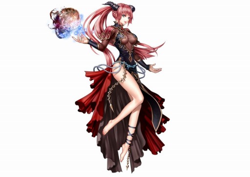 画像集#023のサムネイル/「RED STONE」,メイドの変身職「黒魔術師」を実装。「試練のダンジョン」も追加