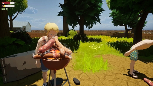 画像ギャラリー No.002のサムネイル画像 / 火をおこし,肉を焼き,ゲストに売ってがっぽり稼ごう。4人協力バーベキューゲーム「Barbecue」,Steamで配信開始