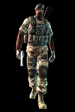 画像ギャラリー No.003のサムネイル画像 / 「SPECIAL FORCE」黒豹の異名を持つ新男性キャラ「ハシモト」登場