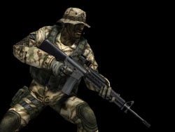 画像ギャラリー No.004のサムネイル画像 / 「SPECIAL FORCE」黒豹の異名を持つ新男性キャラ「ハシモト」登場