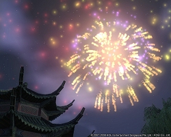 画像ギャラリー No.004のサムネイル画像 / 【リリース】三国の夜空を花火が彩る「三國志 Online」で花火祭イベント実施