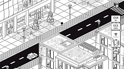 画像ギャラリー No.008のサムネイル画像 / モノクロのピクセルアートで描かれた世界を掃除していく。リラックス志向のクリーニングゲーム「ディザ・クリーニングワールド」,ゲームプレイ映像を公開