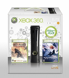 画像ギャラリー No.003のサムネイル画像 / 「Xbox 360 エリート バリューパック」が10月29日に発売,税込2万9800円で「ロスト プラネット コロニーズ」&「ACE COMBAT 6」を同梱
