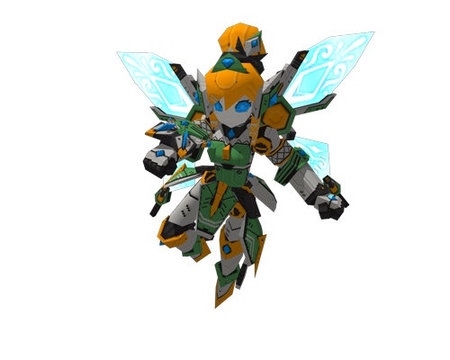 画像ギャラリー No.001のサムネイル画像 / 「鋼鉄戦記C21」に空戦ロボ“フェアリス”が追加。前線で活躍する高火力型