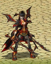 画像ギャラリー No.005のサムネイル画像 / 「ルニア戦記」に待望の新キャラクター登場,二刀流の女剣士「アスカ」が本日実装