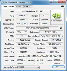 #006Υͥ/GeForce GTX 680ѤθǿǡGeForce 301.10 Driverפо졣΢ɤPCIe 3.0ǽˡ