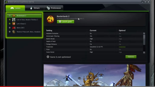 GeForce Experienceɦ¥ƥȹΥࡼӡ 