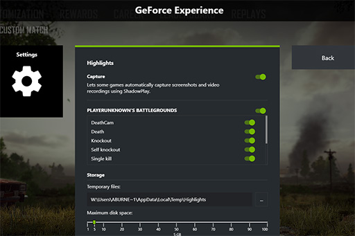 Gdc 18 Geforce Experience にハイライト 動画のアニメーションgif作成機能が加わる Ansel 専門画像サイトへの投稿も可能に