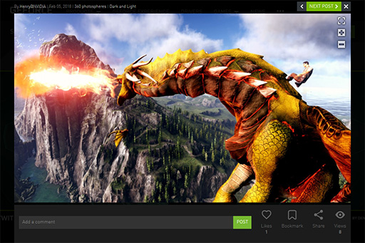 Gdc 18 Geforce Experience にハイライト 動画のアニメーションgif作成機能が加わる Ansel 専門画像サイトへの投稿も可能に