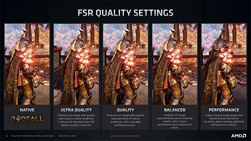 画像集#011のサムネイル/西川善司の3DGE：AMDの超解像技術「FidelityFX Super Resolution」は，DLSSのライバルとなり得るのか