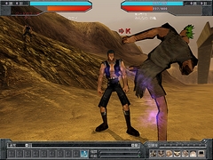 画像集#013のサムネイル/ジャッカル,モヒカン,種籾じいさん。「北斗の拳ONLINE」CBT先行レポート