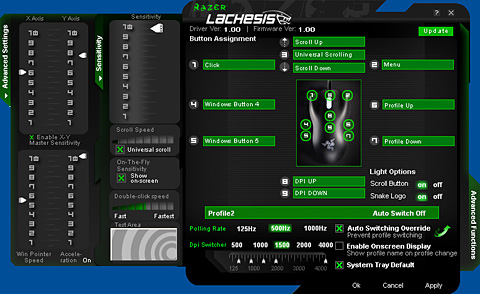 画像集#011のサムネイル/3Gレーザーセンサー搭載，「Razer Lachesis」ファーストインプレッション