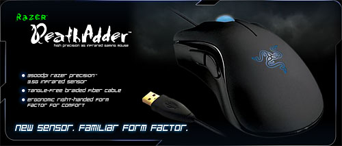 ꡼ No.001Υͥ / Razer DeathAdderסΡ3.5Gإ󥵡ܤǥ˥塼