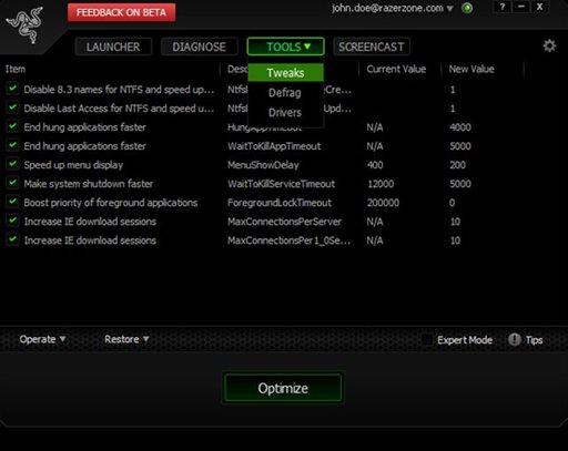 ꡼ No.002Υͥ / RazerPCƥŬġRazer Game BoosterפΦǤɬפʥץ䵡ǽŪߤPCǽФ