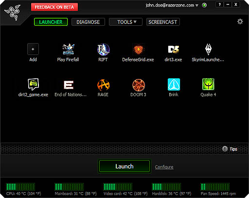 ���������꡼ No.002�Υ���ͥ������ / Razer��PC���ڤ˺�Ŭ���Ǥ���ġ����Razer Game Booster�פΥ����ץ�¥ƥ��Ȥ򳫻�