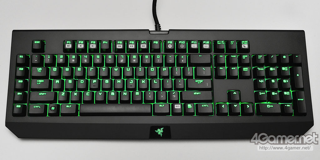 画像集 002 Razer Blackwidow Ultimate 2013 を試す 青軸採用のゲーマー向けキーボード