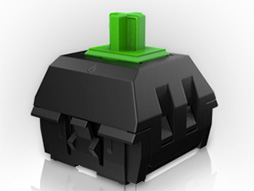 画像集#003のサムネイル/Razer，ゲーマー向けキーボード用のメカニカルキースイッチを独自開発。緑軸とオレンジ軸の2モデル