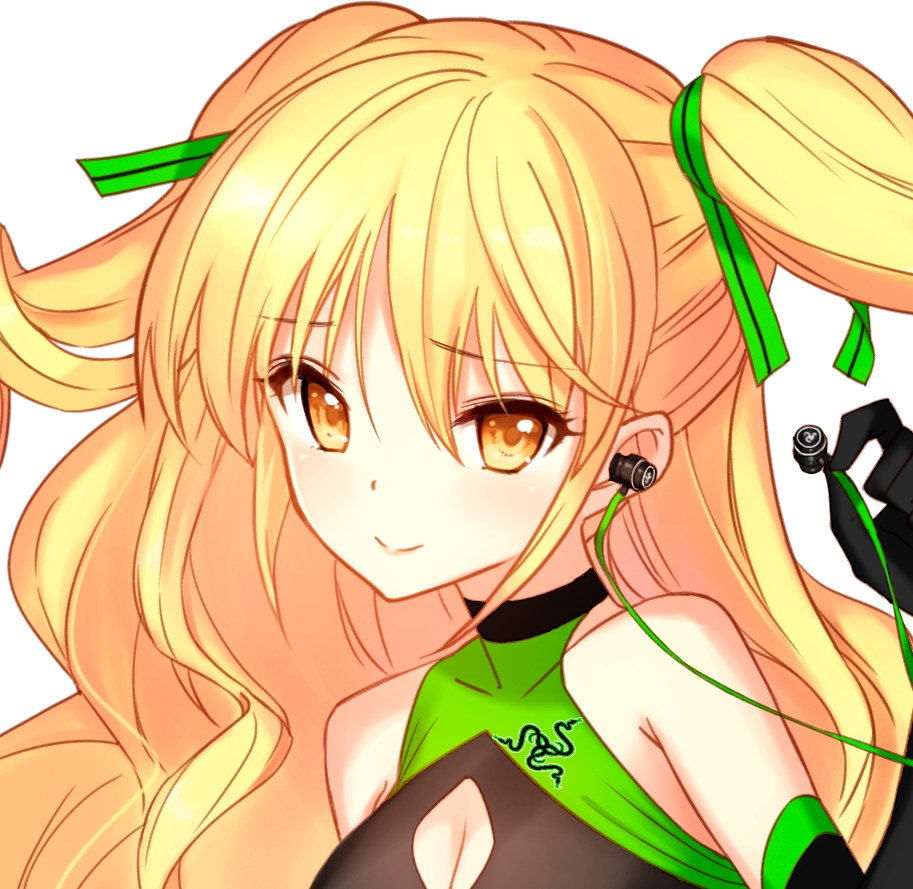 画像集 002 あのrazerが 萌え絵 とコラボ Adaroヘッドフォンを買うと月