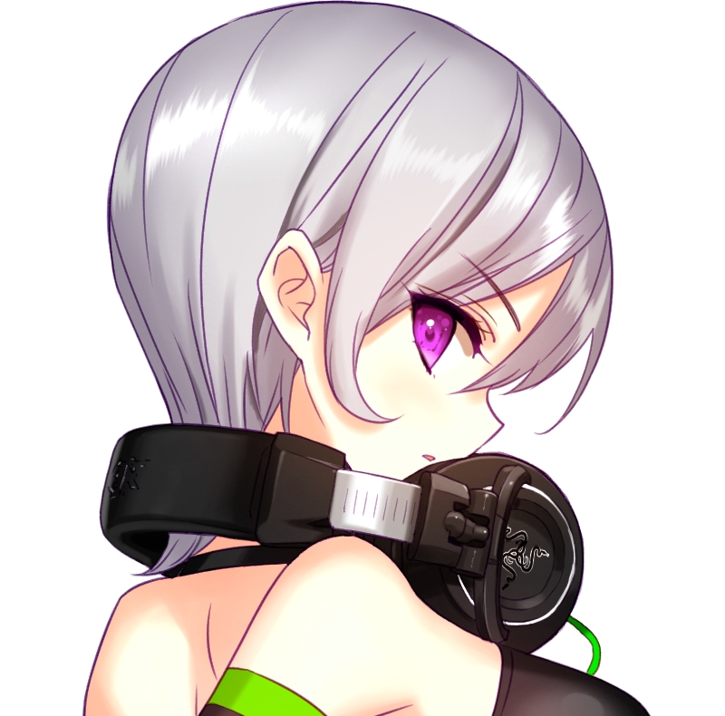 画像集 005 あのrazerが 萌え絵 とコラボ Adaroヘッドフォンを買うと月