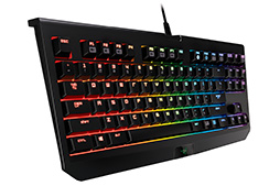 画像ギャラリー No.002のサムネイル画像 / Razer,フルカラーLED搭載の独自スイッチが採用されたテンキーレスキーボード「BlackWidow Tournament Edition Chroma」を世界市場で発表