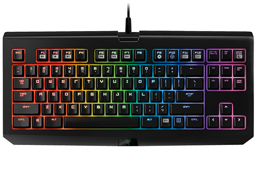 Razerե륫顼LEDܤȼåѤ줿ƥ󥭡쥹ܡɡBlackWidow Tournament Edition ChromaפԾȯɽ