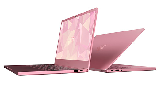 Razer，ピンク色の薄型ノートPC「Blade Stealth 13 Quartz Pink」を