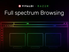 Webブラウザ「Vivaldi」がRazer Chromaライティングに対応。ネットブラウジングでもデバイスが光る