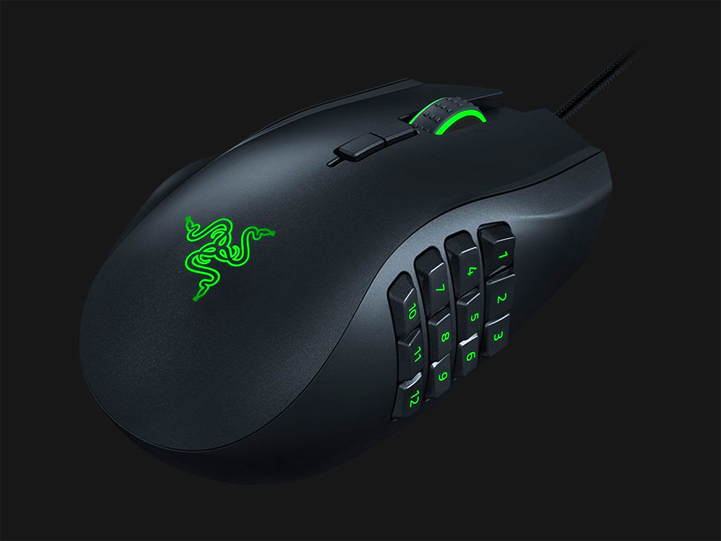 Razer 多ボタンマウス Naga の左利き用モデルを発表 右側面に12個のサイドボタンを搭載