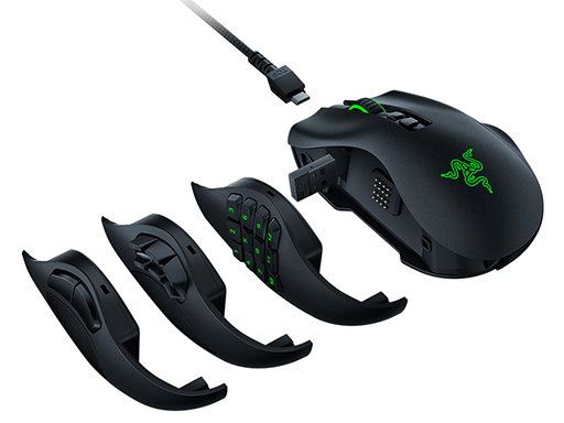 Razer 新型多ボタンマウス Naga Pro を発表 独自ワイヤレス接続 Hyperspeed に対応