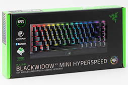 画像集#036のサムネイル/【PR】Razerのミニキーボード「BlackWidow V3 Mini」を試す。ワイヤレスでもUSBでも使える便利さが魅力だ