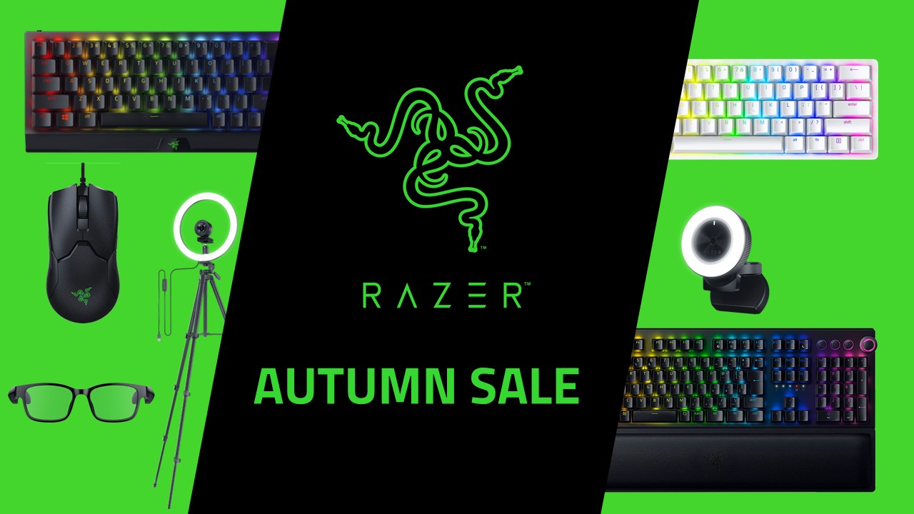 Razer製キーボードやライトが割引価格で買えるオータムセールが開催中。10月31日まで