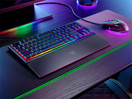 画像ギャラリー No.001のサムネイル画像 / 低背キースイッチを採用した薄型10キーレスキーボード「Razer Ornata V3 Tenkeyless」が発表