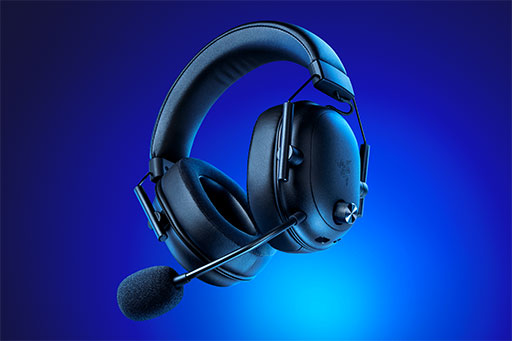 画像ギャラリー No.002のサムネイル画像 / 重さ約280gと軽いワイヤレスヘッドセット「BlackShark V2 HyperSpeed」がRazerから。低背光学式の10キーレスキーボードも