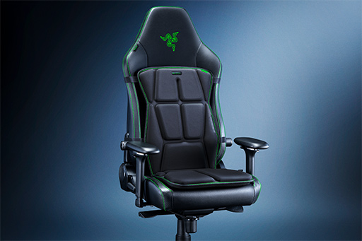 画像ギャラリー No.004のサムネイル画像 / ゲームサウンドに合わせて座面が振動するクッション「Razer Freyja」が2月21日に発売