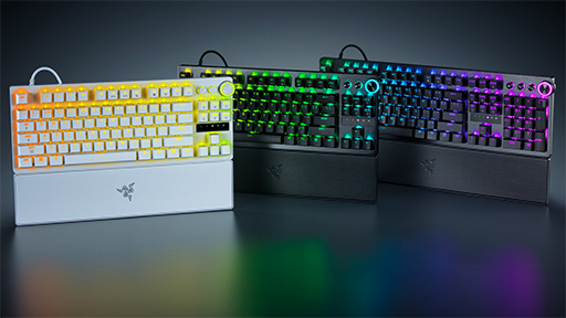 画像ギャラリー No.002のサムネイル画像 / Razerのラピドリ&SOCD対応キーボードが8Kポーリングレートに進化。「Huntsman V3 Pro 8KHz」が発表に