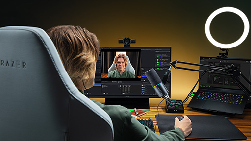 画像ギャラリー No.004のサムネイル画像 / 4K/60fpsで撮影できる配信者向けWebカメラ「Razer Kiyo V2 Pro」が発売に。追加のライトがなくてもAIで顔を明るく映す