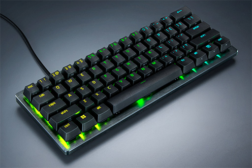 画像ギャラリー No.002のサムネイル画像 / 60%サイズでもラピトリ,SOCD,8Kポーリングレート対応の小型キーボード「Huntsman V3 Pro Mini 8KHz」がRazerから