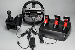 3ピース構成のステアリングホイール「G27」を,「グランツーリスモ5