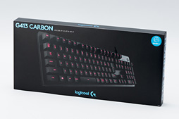 画像ギャラリー No.032のサムネイル画像 / 6月15日発売のLogicool G「G413 Mechanical Gaming Keyboard」をテスト。初のフローティングデザイン採用モデルは,打鍵感が違う!?