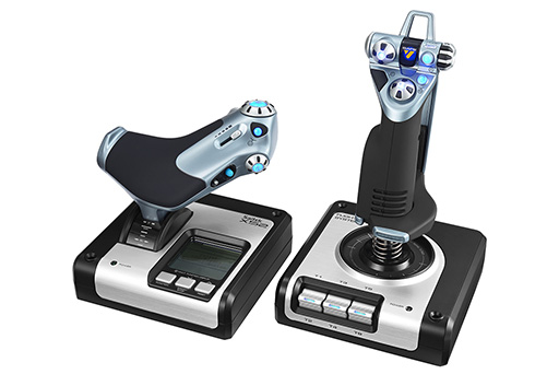 Saitekのフライトシム向けジョイスティック&スロットルセット3製品が