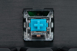 画像ギャラリー No.003のサムネイル画像 / オリジナル青軸スイッチ「GX Blue」とはいかなるものか。Logicool G「G512」キーボードに加わった新たな選択肢をチェックする