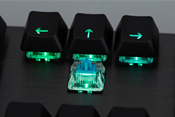 画像ギャラリー No.009のサムネイル画像 / オリジナル青軸スイッチ「GX Blue」とはいかなるものか。Logicool G「G512」キーボードに加わった新たな選択肢をチェックする