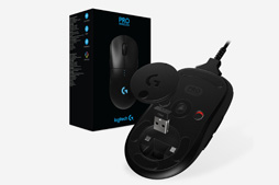 画像ギャラリー No.007のサムネイル画像 / Logitech G,「PRO Wireless Gaming Mouse」を発表。第2世代のHEROセンサー採用ワイヤレスマウスは重量わずか80gを実現