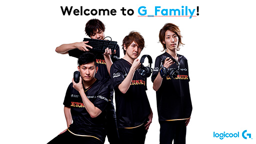 画像ギャラリー No.001のサムネイル画像 / Logicool GとASTRO Gaming,プロゲームチーム「DETONATOR」のストリーマー部門とスポンサー契約を締結