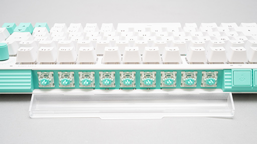 画像ギャラリー No.023のサムネイル画像 / ロジクールのゲーミング10キーレス「G512 X 75」は,トレンドを押さえつつメカニカルもアナログもOKな面白いキーボード