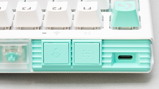 画像ギャラリー No.029のサムネイル画像 / ロジクールのゲーミング10キーレス「G512 X 75」は,トレンドを押さえつつメカニカルもアナログもOKな面白いキーボード