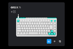 画像ギャラリー No.030のサムネイル画像 / ロジクールのゲーミング10キーレス「G512 X 75」は,トレンドを押さえつつメカニカルもアナログもOKな面白いキーボード