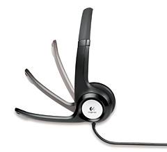 画像集#003のサムネイル/ロジクール,品質志向のUSBヘッドセットを発売。MHF推奨モデルも